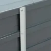 Metall Blumenbeet Hochbeet 320x80x77 cm Grau Pflanzbeet Produktbild-Vorschau 4