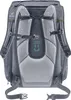 The back view of a gray Deuter backpack. Voir les images du produit