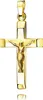 Kruzifix 585 Gold 14 Karat Kreuz-Anhänger Jesus Christus Produktbild-Vorschau 2