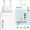 Verbatim 30 W USB nástěnná nabíječka se 4 porty, barva: Náhled obrázku produktu 19
