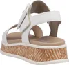 Rieker 'R-EVOLUTION' Damen Echtleder Sandalen weiss , Produktbild-Vorschau 7