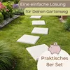 8er Set Trittsteine für Garten inkl. Erdspießen Produktbild-Vorschau 7
