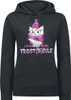 Tierisch Kapuzenpullover Damen Frost(b)eule schwarz XL Produktbild-Vorschau 1