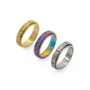 Antistresový Fidget Ring Mond Sterne Anxiety Ring US 7 Bunt Náhled obrázku produktu 4