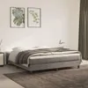 vidaXL Box spring bed frame light grey 160x200 cm velvet Náhľad obrázku produktu 2