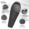Mumienschlafsack Norskskin Ultralight Grey 800 g 205 cm Produktbild-Vorschau 4