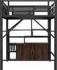Kovová půdní postel Sweiko 140 x 200 cm, jedinečná Náhled obrázku produktu 12