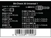 Bit-Check 30 Universal 1 Wera | 4013288115096 Anteprima dell’immagine prodotto 18
