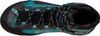 Bergschuh für Damen "Trango Tech Woman Gtx" von La Sportiva; schwarz mit türkisfarbenen Akzenten und Schnürung. Voir les images du produit