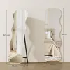 HOMCOM Ganzkörperspiegel 160x50 cm unregelmäßig gewellt Produktbild-Vorschau 3