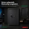 ONBEST Möbeltresor mit Fingerabdruck | XL  | 4mm Stahltür | Produktbild-Vorschau 3