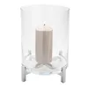 Fink YONO, Windlicht mit Glas, Glas, Edelstahl, poliert, Produktbild-Vorschau 1