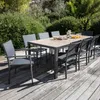 Gartentisch aus Aluminium und Keramik Grau - Oviala Tivoli Produktbild-Vorschau 3