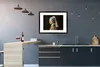 MuchoWow® Gerahmtes Poster Mädchen mit Perlenohrring - Produktbild-Vorschau 5