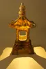 Lampa solarna pagoda latarnia solarna lampa japońska 34 cm Podgląd zdjęcia produktu 2