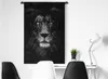 MuchoWow® Wandteppich Wandbehang Tier - Porträt - Schwarz - Produktbild-Vorschau 4