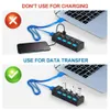 USB 3.0 hub met 4 poorten, splitteradapter met actieve Productafbeelding-voorbeeld 3