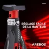 AREBOS 2x Chevalet de support 3 t | Réglable en hauteur Voir les images du produit 7