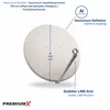 Antena satelitarna PremiumX PXA100 100 cm, aluminiowa, Podgląd zdjęcia produktu 2