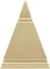 Mauro Ferretti Skulptur Pyramide Gold 11,5x11,5x15,5 cm Produktbild-Vorschau 4