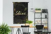 MuchoWow® Wandteppich Wandbehang Zitat - Glänzen - Gold - Produktbild-Vorschau 2