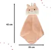 Detská osuška do škôlky 42x25cm ružový králik Náhľad obrázku produktu 2
