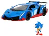 Jada Toys Sonic Spielzeugauto Lamborghini Veneno 1:24 blau Produktbild-Vorschau 2