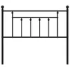 vidaXL Kopfteil Metall Schwarz 107 cm -  Kopf- & Fußenden Produktbild-Vorschau 5