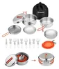 Camping Geschirr Set 22 Teile für 3 Personen Edelstahl & Produktbild-Vorschau 1
