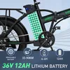 HITWAY faltbares Elektrofahrrad, 20-Zoll-Elektro-Fatbike, Produktbild-Vorschau 2