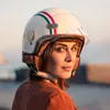 Casco Jet CGM 191I PIX ITALIA Verde Bianco Rosso Visiera Anteprima dell’immagine prodotto 4