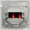 Connessione per altoparlanti, a 2 poli con cornice, bianco Anteprima dell’immagine prodotto 7
