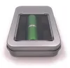 Onwomania Lippenstift Flakon Lippgloss silber grün geprägt Produktbild-Vorschau 2