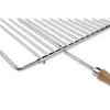 Griglia in acciaio inox con larghezza regolabile 50-70x37cm Anteprima dell’immagine prodotto 2