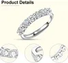 Bague pour femme couleur argent avec zircone – Bague Voir les images du produit 3