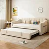 Flieks Tagesbett Schlafsofa 90x200cm mit Ausziehbett, Produktbild-Vorschau 2