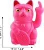 Glückskatze Angry Cat Maneki-neko Stinkefinger Mittelfinger Produktbild-Vorschau 5