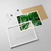 Gerahmtes Poster - Weißer Rahmen - Gehweg Baum Holz Steg - Produktbild-Vorschau 4