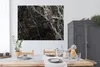 MuchoWow® Poster Steine - Marmor - Schwarz - Weiß 160x120 Produktbild-Vorschau 3