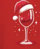 Wein Weihnachtsmütze Weinglas Winzer Weinliebhaber - Produktbild-Vorschau 3