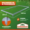 GARDEBRUK® Fundering voor kas, 380x190 cm, verzinkt staal. Productafbeelding-voorbeeld 3