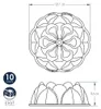 Nordic Ware - Backform Magnolia Bundt Náhľad obrázku produktu 15
