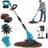 MOTOCULTEUR À BATTERIE POUR JARDIN ET TERRE, 2 BATTERIES DE Voir les images du produit 2