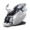 A high-tech white and gray massage chair with a tablet mount and screen, shown against a white background. Produktbild-Vorschau