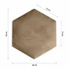 Pannello murale HEXAGON WANDKISSEN Wandpolster Bettkopfteil Anteprima dell’immagine prodotto 3