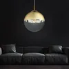 Hängelampe, Glaskugel, gold transparent, D25 cm Produktbild-Vorschau 6
