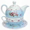 Zestaw do herbaty porcelanowa filiżanka i czajniczek 400ml Podgląd zdjęcia produktu 1