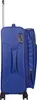 A blue trolley suitcase is shown from the side. Produktbild-Vorschau