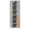 vidaXL Highboard Grau Sonoma 34,5x34x180 cm Holzwerkstoff Produktbild-Vorschau 4