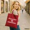 Huuraa Jutebeutel Wish blessed Hanukka Schriftzug 10 Liter Produktbild-Vorschau 2